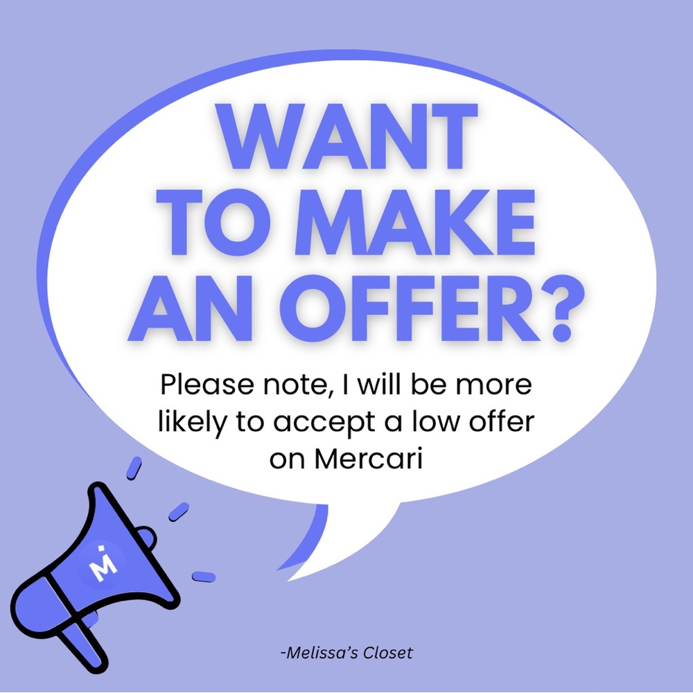 ANNOUNCEMENT [Not A Listing] - Make an Offer on Mercari